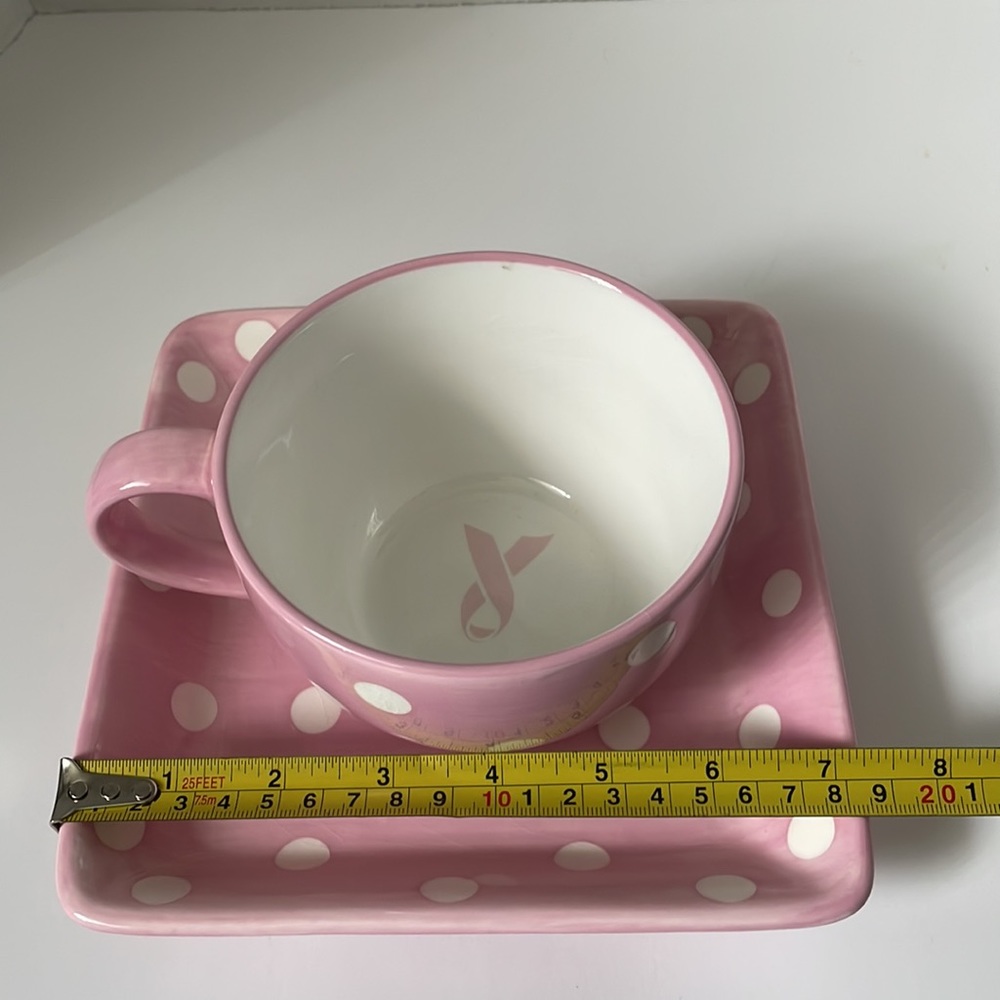 The Pampered Chef Help Whip Cancer Mug and Plate - Picture 7 of 7